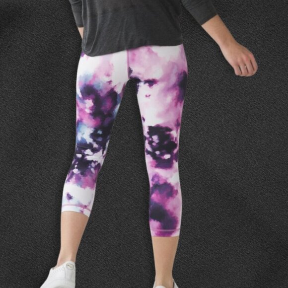 Lululemon Wunder Under Crop III Leggings Pixie Multi Pattern Hidden Pocket W 4 - Picture 2 of 7